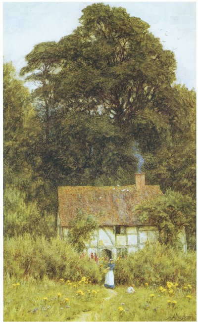 Cottage at Brook, Near Witley by Helen Allingham